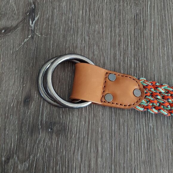 Cole Haan Multicolor Braided Belt Size 38 - Picture 4 of 5